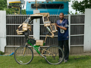 Glen with His Bike 4 Detroit 2013 6576567